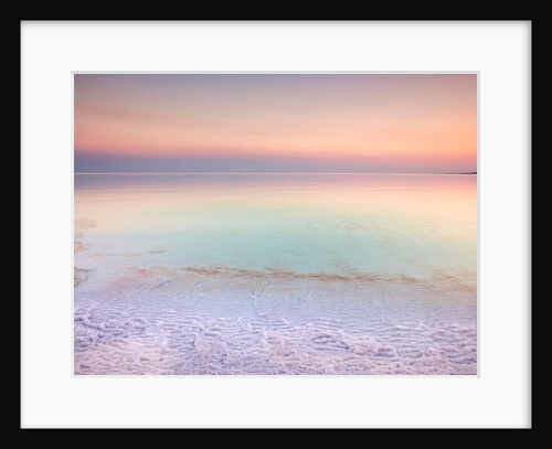Dead sea shore at dusk, Israel by Assaf Frank